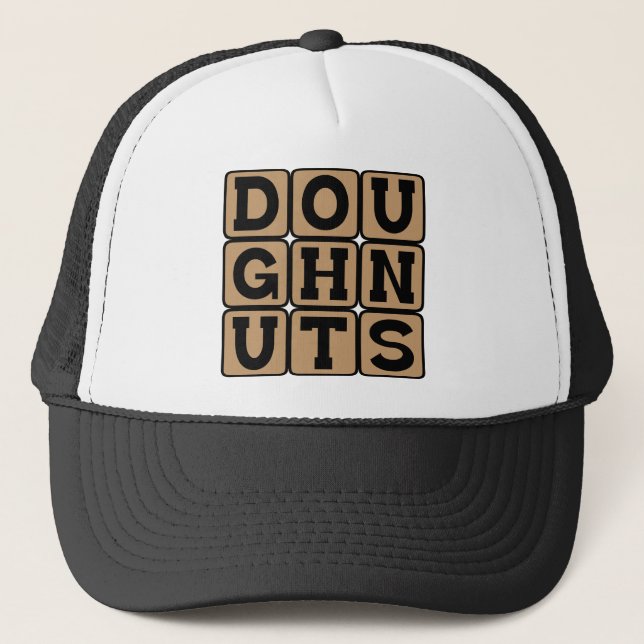 Gorra De Camionero Doughnuts, Deliciosos Desayunos (Anverso)
