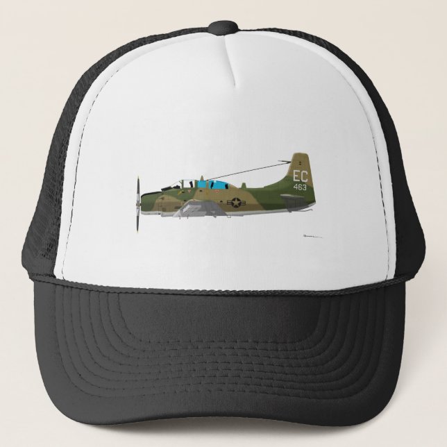 Gorra De Camionero Douglas A-1E Skyraider (Anverso)