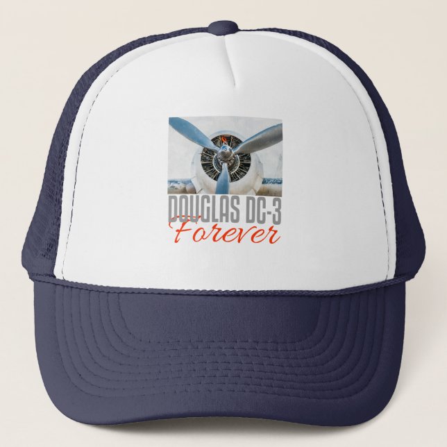 Gorra De Camionero Douglas DC-3 Forever (Anverso)
