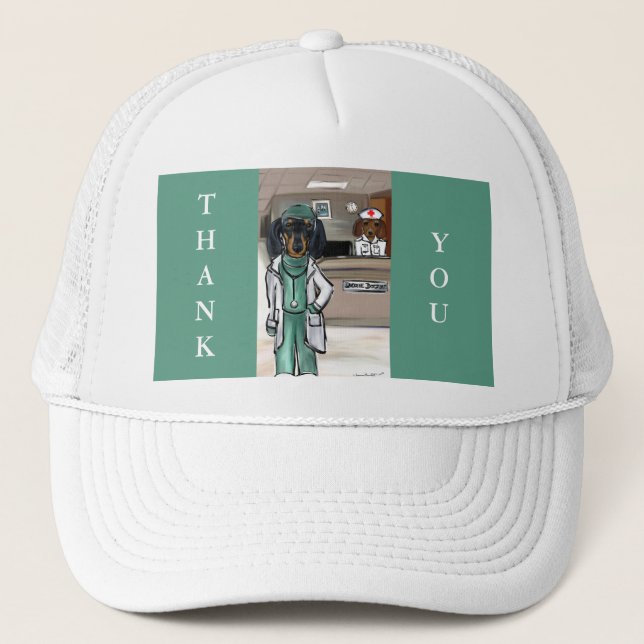 Gorra De Camionero Doxie Doctor (Anverso)