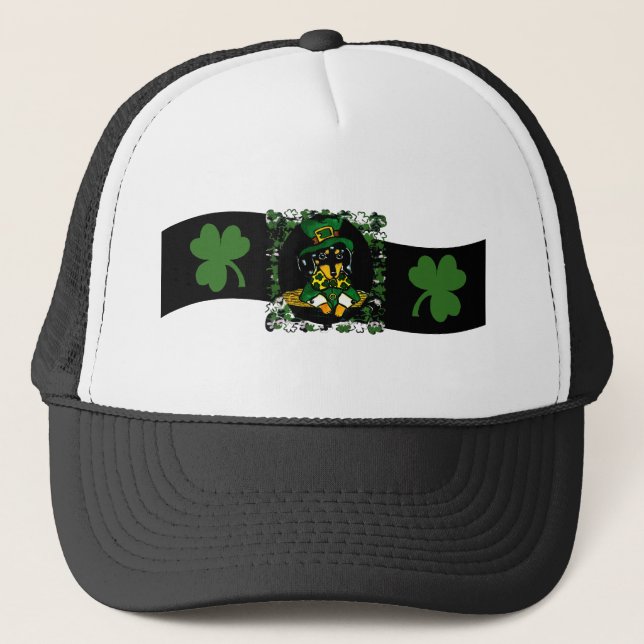 Gorra De Camionero Doxie irlandés (Anverso)