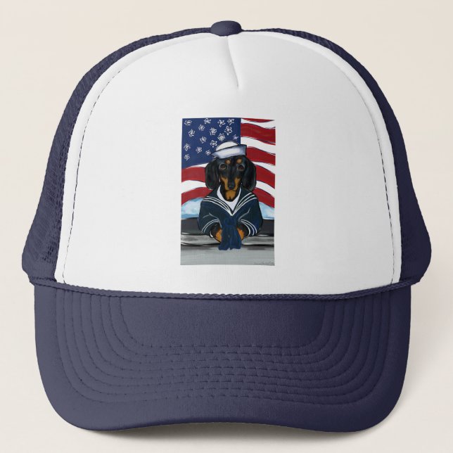 Gorra De Camionero Doxie Sailor (Anverso)