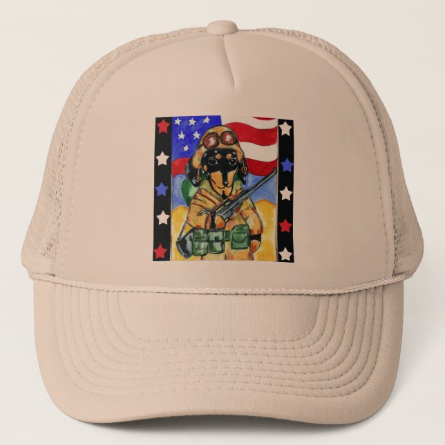 Gorra De Camionero Doxie Soldier (Anverso)