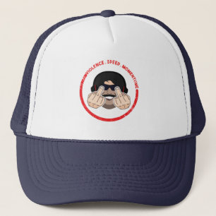 Gorra De Camionero Dr. Olvidar la Violencia Velocidad Momentum T-Shir