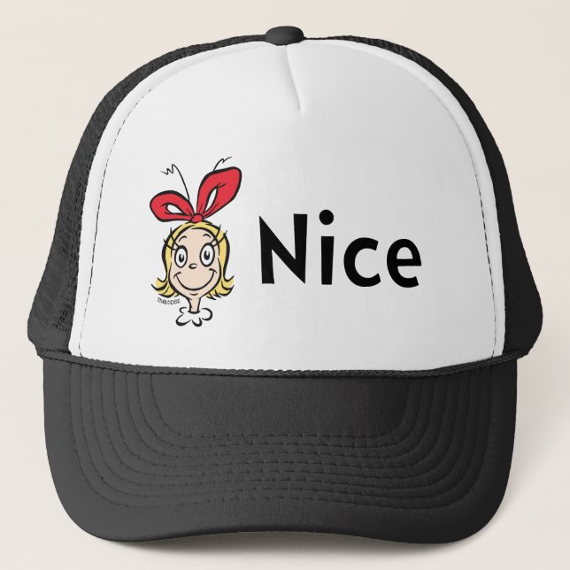 Gorra De Camionero Dr. Seuss | Cindy-Lou Quién es Amable (Anverso)