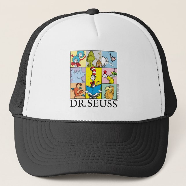Gorra De Camionero Dr. Seuss | Gráfico de historias (Anverso)