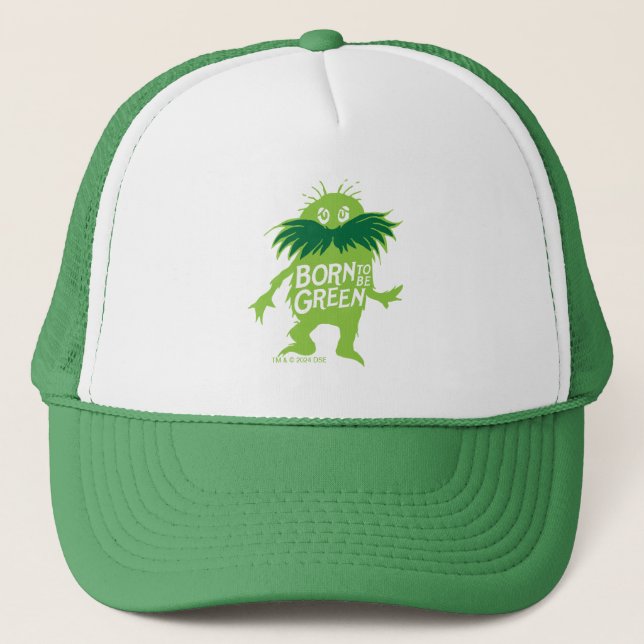 Gorra De Camionero Dr. Seuss | Lorax - Nacido Para Ser Verde (Anverso)
