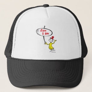 Gorra De Camionero Dr. Seuss Rótulo de Sam-I-Am