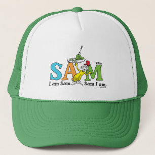 Gorra De Camionero Dr. Seuss Soy Sam. Sam, Lo Soy.