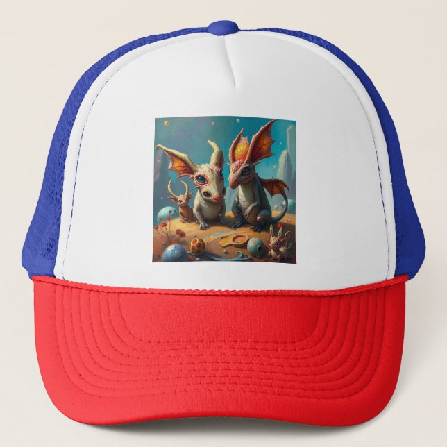 Gorra De Camionero Drachenkindergarten Spielzeit in einer fremdenWelt (Anverso)