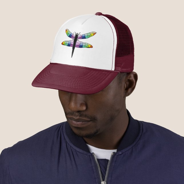 Gorra De Camionero Dragón arcoiris (In situ)
