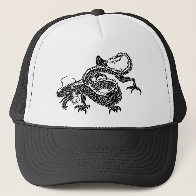 Gorra De Camionero Dragón chino (Anverso)