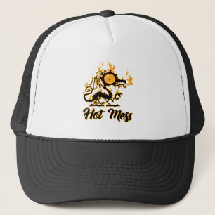 Gorra De Camionero Dragón crispado de Hot Mess