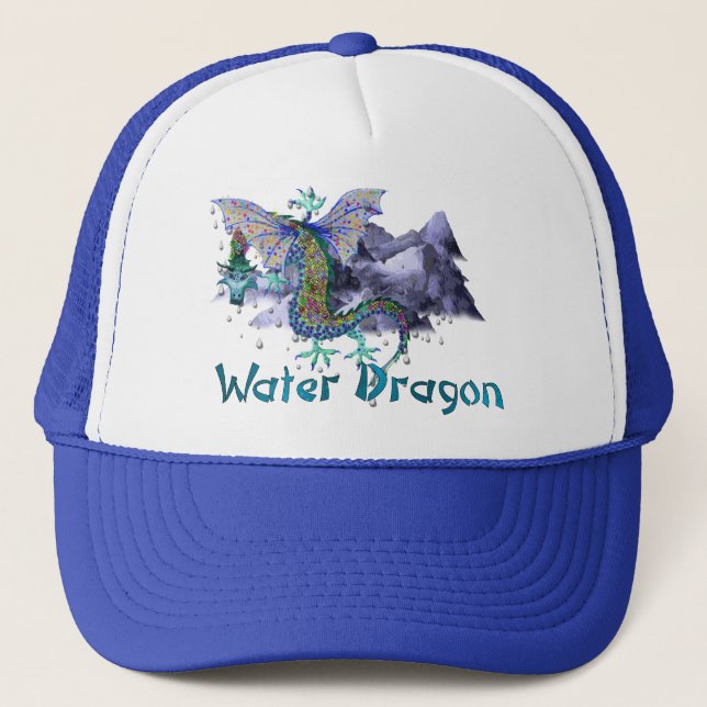 Gorra De Camionero Dragón de agua (Anverso)