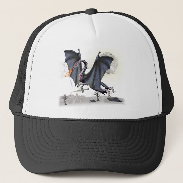 Gorra De Camionero Dragón de fantasía (Anverso)