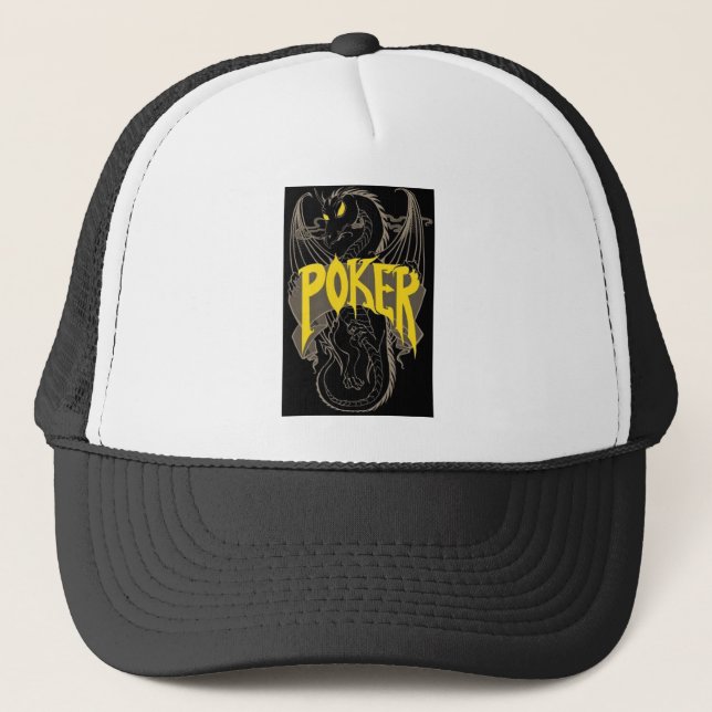 Gorra De Camionero Dragón del póker (Anverso)