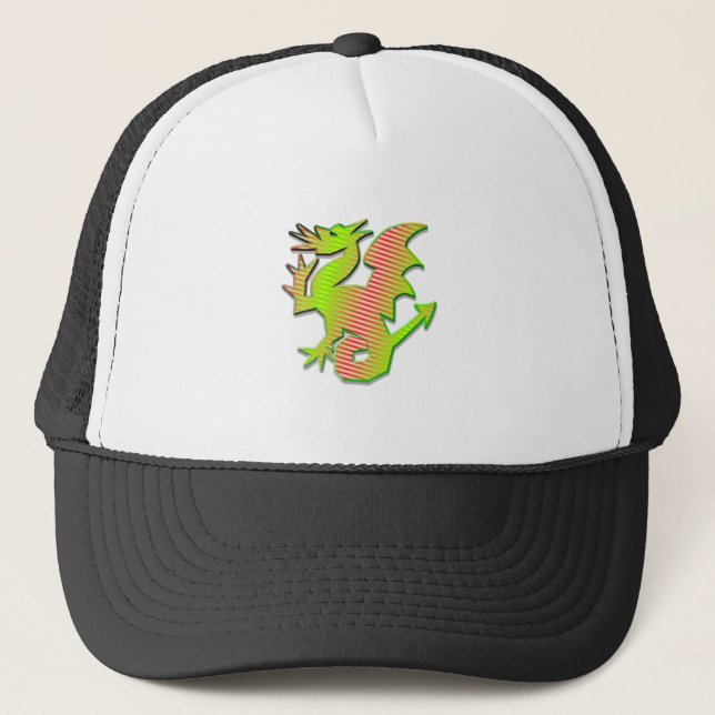 Gorra De Camionero Dragón estilizado (Anverso)