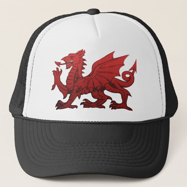 Gorra De Camionero Dragón galés (Anverso)