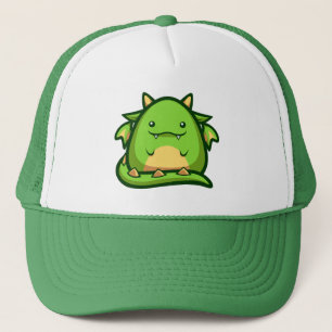 Gorra De Camionero ¡Dragón HatChubby de los cachos poco dragón!