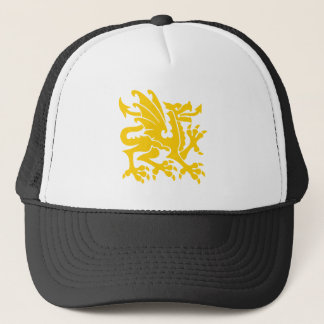 Gorra De Camionero Dragón heráldico 01 - Ámbar
