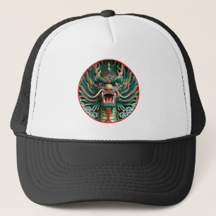 Gorra De Camionero Dragón japonés y tradiciones Shinto-Budistas