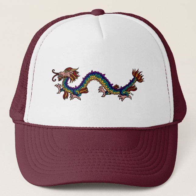 Gorra De Camionero Dragón oriental (Anverso)