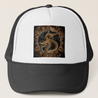 Gorra De Camionero Dragon Pentagram