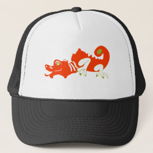 Gorra De Camionero Dragón rojo