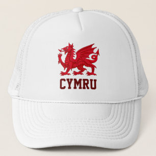 Gorra De Camionero Dragón rojo de Gales (Y Ddraig Goch)