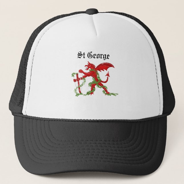 Gorra De Camionero dragón, San Jorge (Anverso)