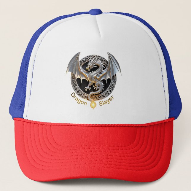 Gorra De Camionero Dragon Slayer (Anverso)
