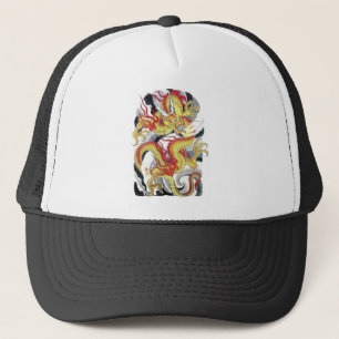 Gorra De Camionero Dragon Tattoo Design