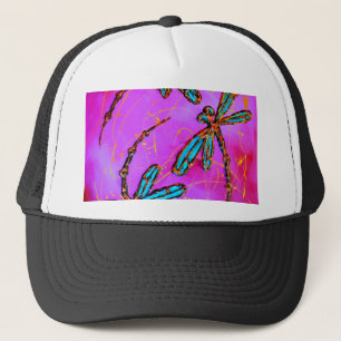 Gorra De Camionero Dragonfly Flit Electric Pink