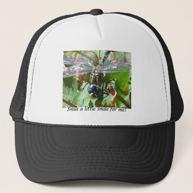 Gorra De Camionero Dragonfly sonriente (Anverso)