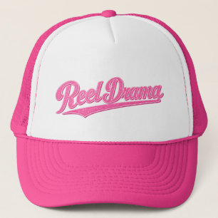 Gorra De Camionero Dramático Carrete Muñeca Rosa Chicas Que Pescan Di