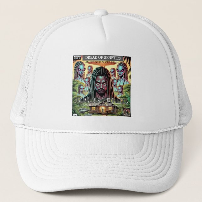 GORRA DE CAMIONERO DREAD OF GENÉTICS - DREADLOCK CHRONICLES EMISIÓN 1 (Anverso)