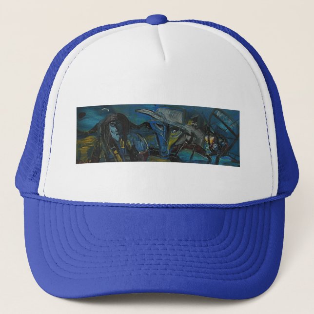 GORRA DE CAMIONERO DREAD OYES THE DOW (Anverso)