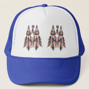 Gorra De Camionero Dreamcatcher en un tema bohemio