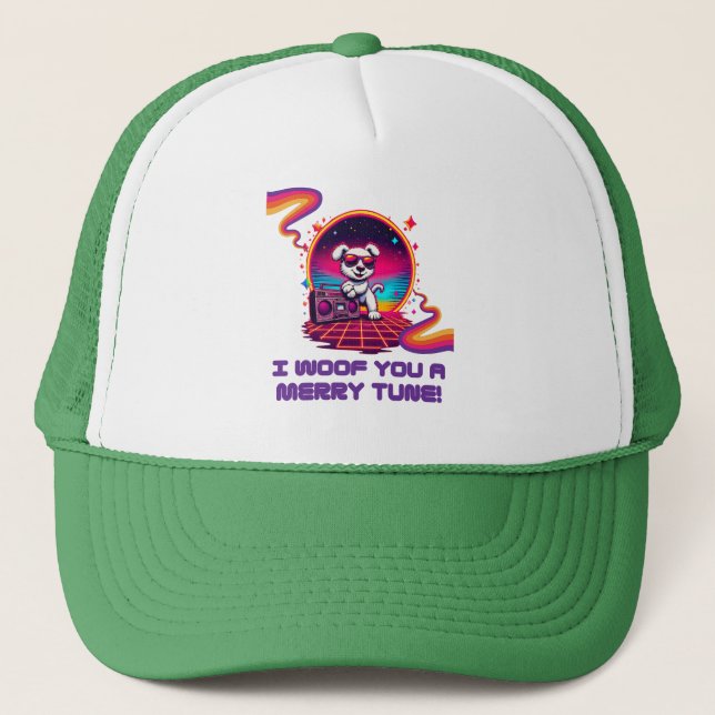 Gorra De Camionero Dreamscape de retro Poochie (Anverso)