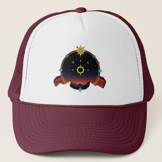 Gorra De Camionero „Drei Sterne – Lichtpfad am Himmel“ (Anverso)