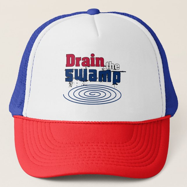 Gorra De Camionero Drenar el pantano (Anverso)