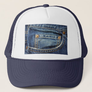 Gorra De Camionero Dril de algodón - bolsillo azul de Jean