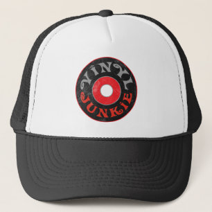 Gorra De Camionero Drogadicto del vinilo