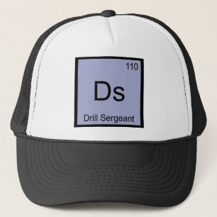 Gorra De Camionero Ds - Camiseta del símbolo del elemento químico del