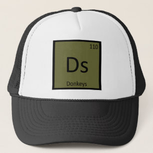 Gorra De Camionero Ds - Elemento De Tabla Periódica De Química De Los
