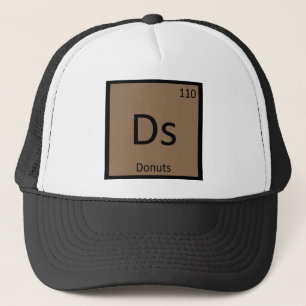 Gorra De Camionero Ds - Símbolo de tabla periódica de química de donu