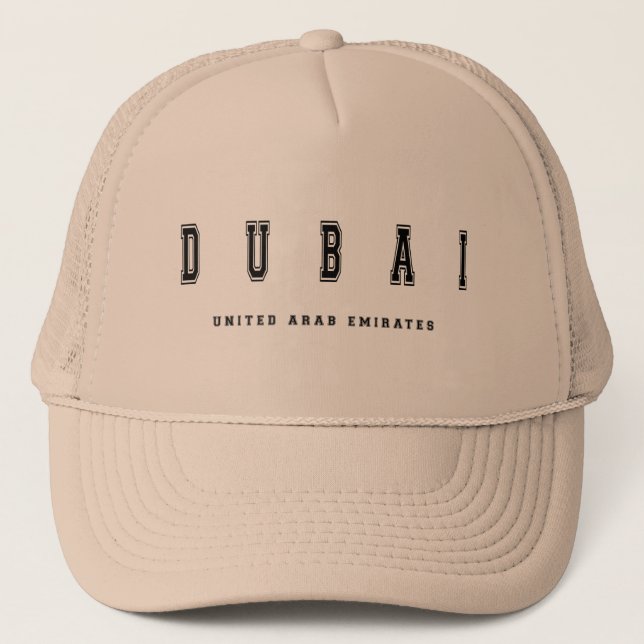 Gorra De Camionero Dubai United Arab Emirates (Anverso)