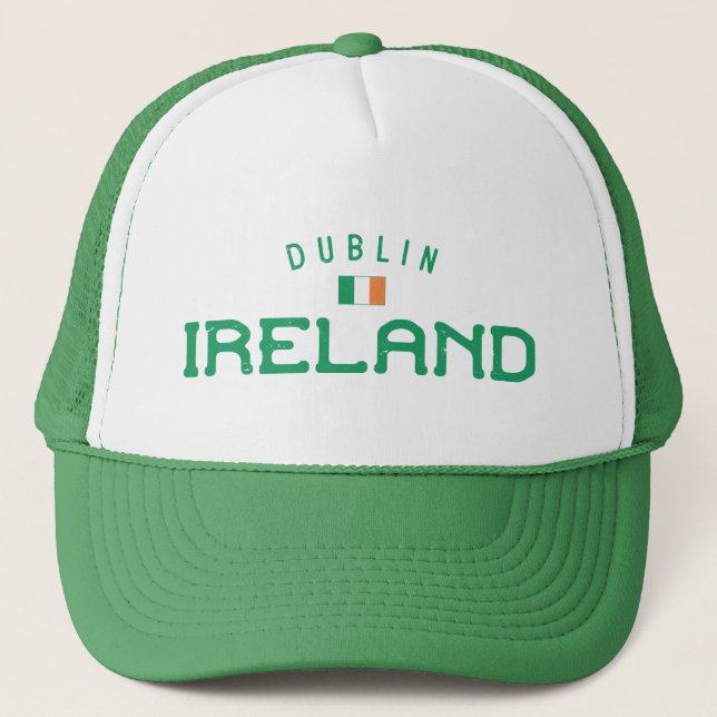Gorra De Camionero Dublín en problemas Irlanda (Anverso)