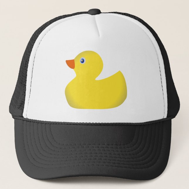 Gorra De Camionero Ducky de goma amarillo (Anverso)