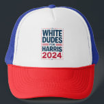 Gorra De Camionero Dudas Blancas Para Harris-2024<br><div class="desc">Dudas Blancas Para Harris-2024</div>